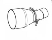 Akrapovic Länk Rör för Avgassystem
