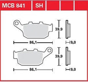 Trw Sh Series Sintrade Metall Bakre Bromsbelägg - Bak