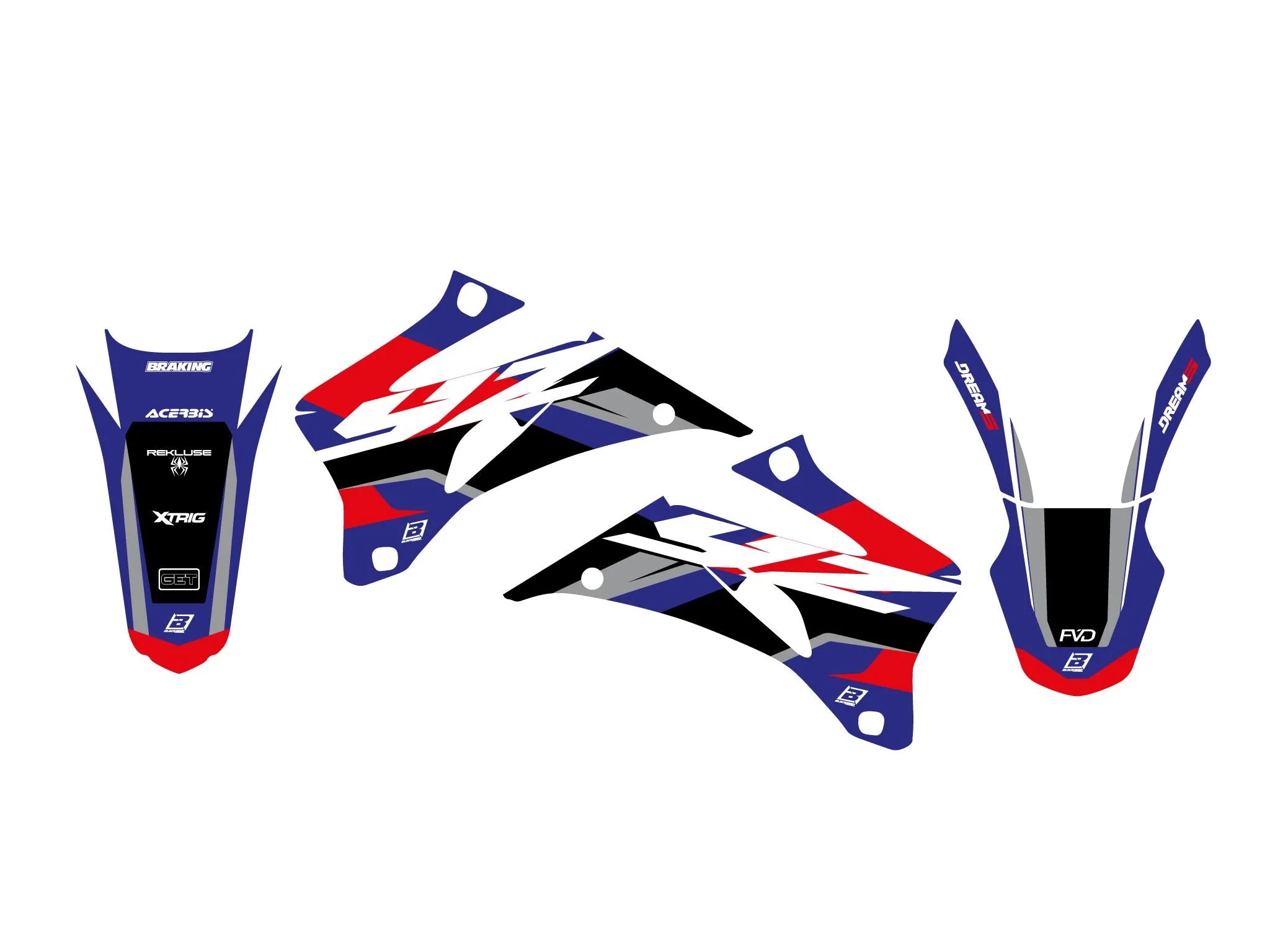 Blackbird Racing Dream 5 Graphic Kit For Yamaha