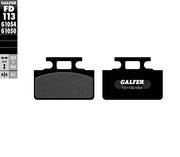 Galfer Semi-metallic Brake Pads For Oem Replacement - Front