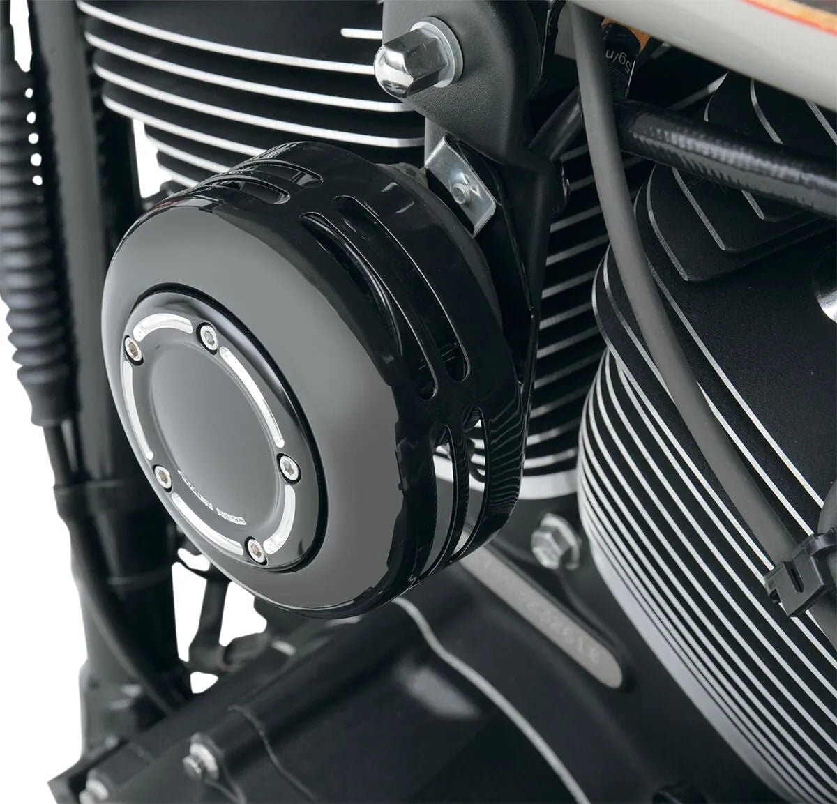 Arlen Ness Horn Cover - Black Steel