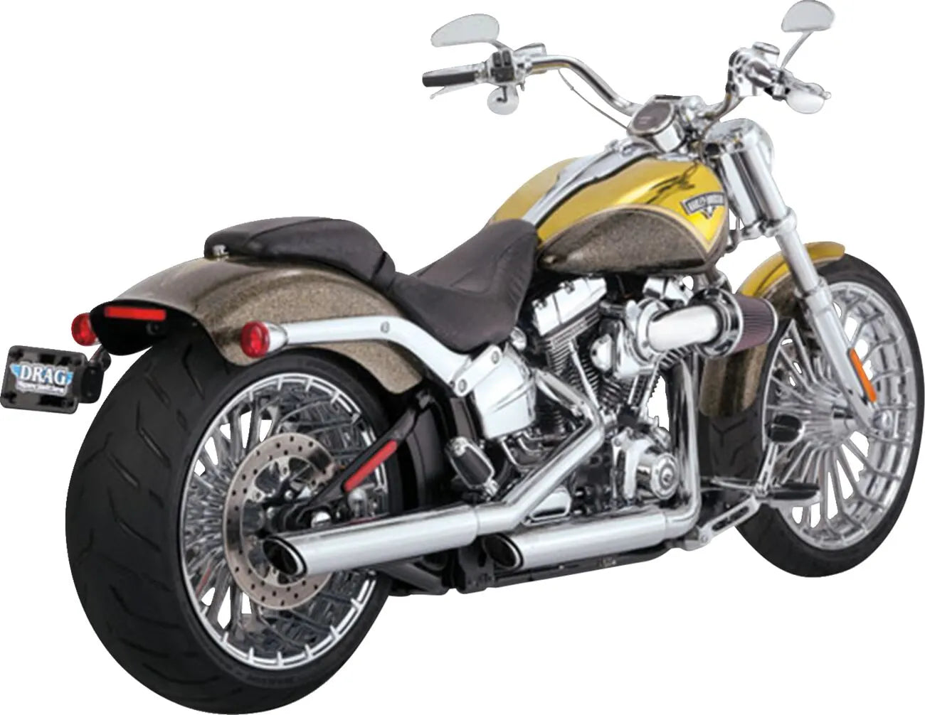Vance & Hines 3" Twin Slash Slip-On Avgassystem