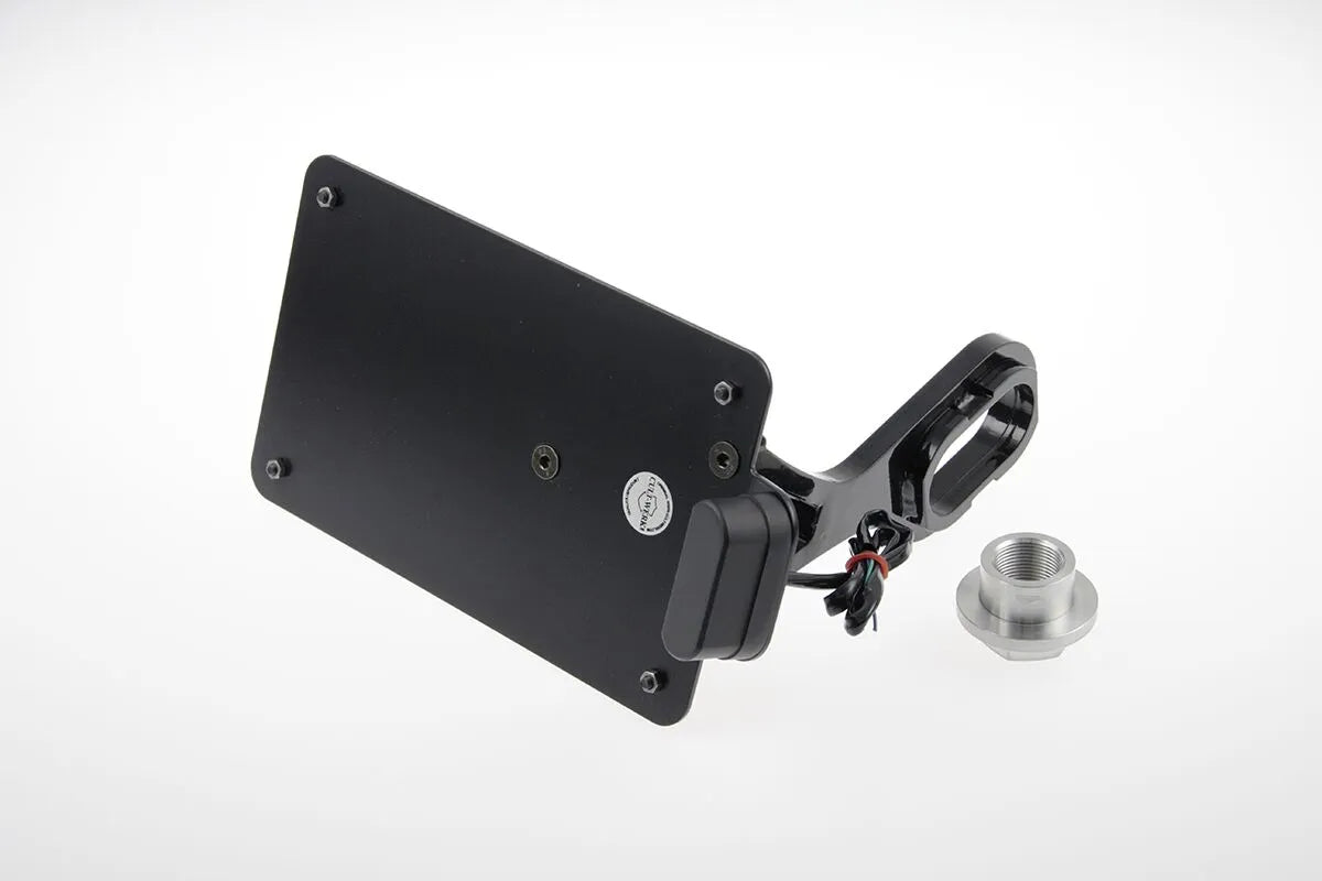 Cult Werk License Plate Holder - Black Steel