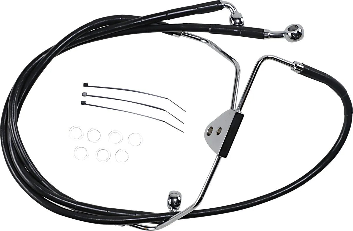 Drag Specialties Förlängd Bromsslang Kit För Fram