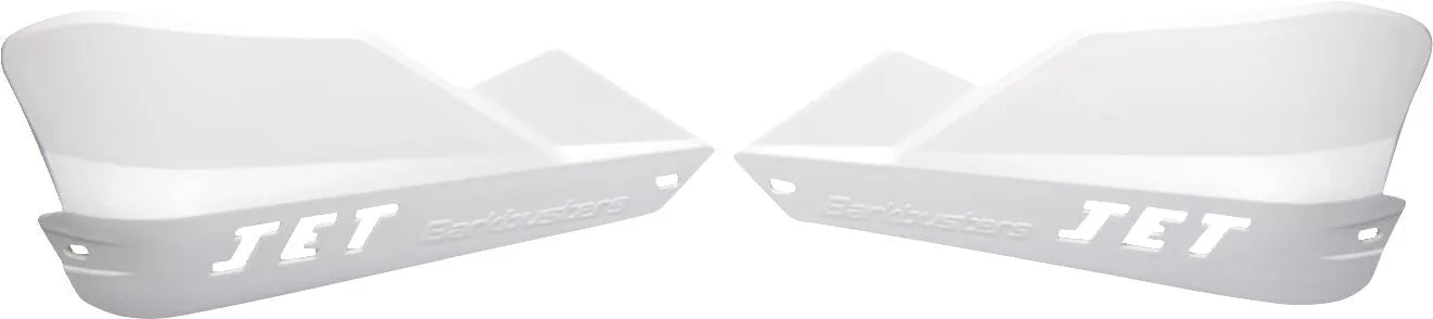 Barkbusters Jet Plastic Guards - White