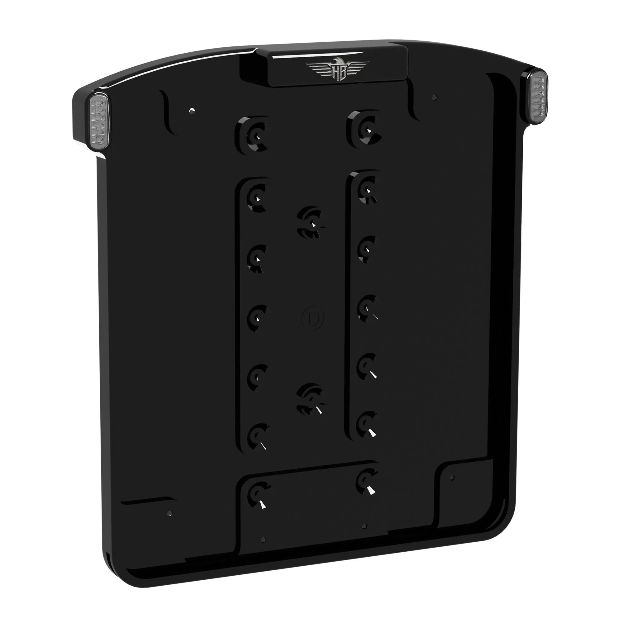 Heinz Bikes Micro License Plate Holder In Black Aluminum