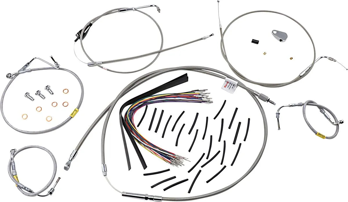 Burly Brand Control Kit for Harley-Davidson Touring Bagger Bars
