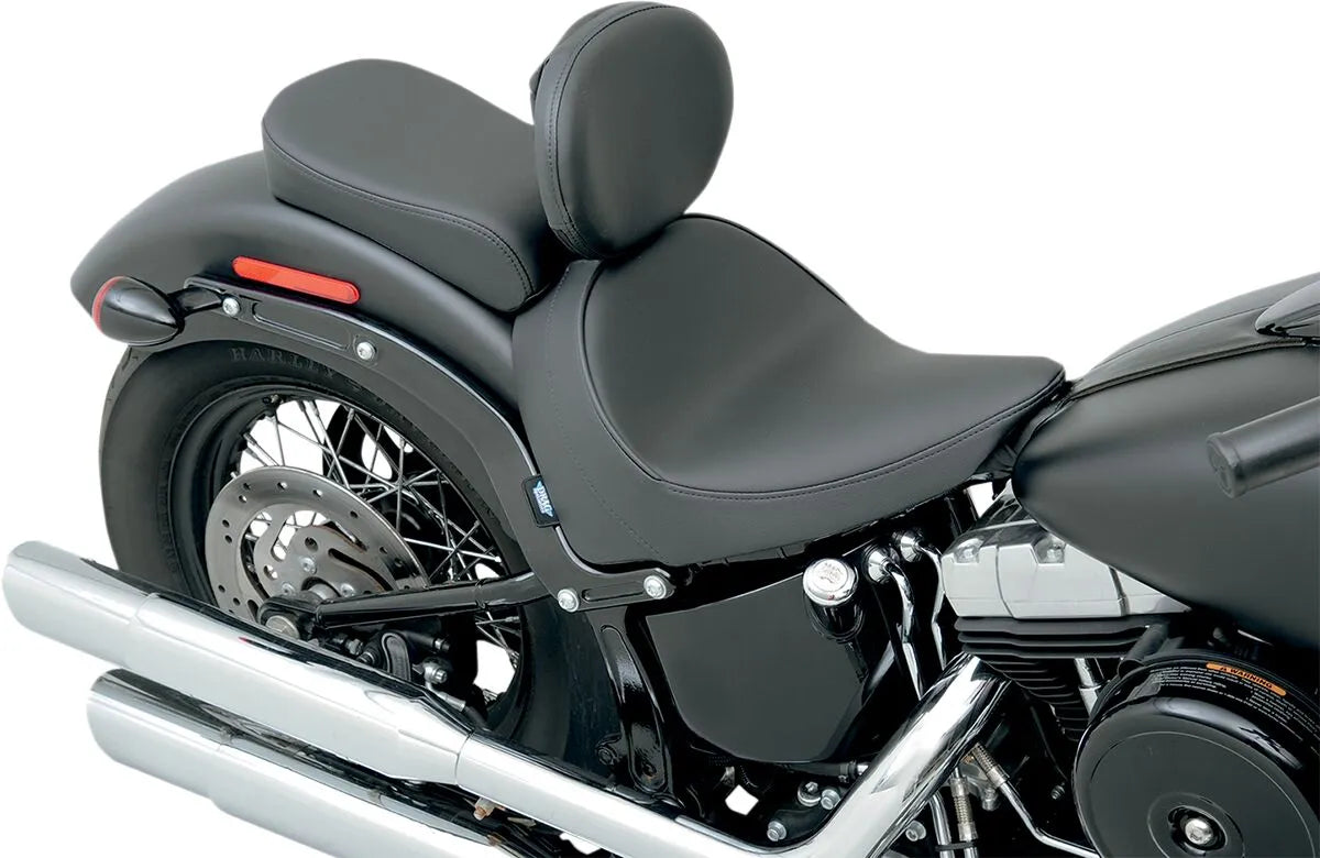 Drag Specialties Backrest Compatible Solo Seat - For Harley Davidson
