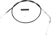 DRAG SPECIALTIES Black Vinyl Throttle Cable 70° Elbow