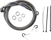 Drag Specialties Rostfri Stål Bromsledningskit Främre Övre 45.25"
