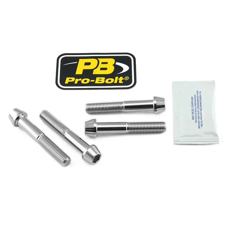 Pro Bolt Rostfritt Stål Bromsok Monteringsbultsats