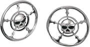 Kuryakyn Front Speaker Accents - Chrome