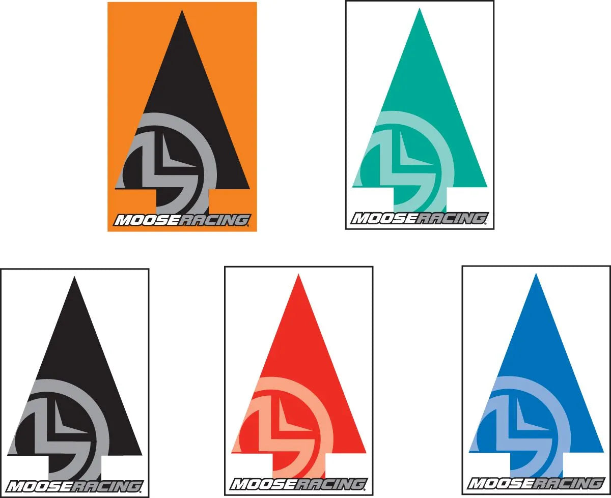 Moose Offroad Hard-Parts Course Arrows Black White 50 Pack