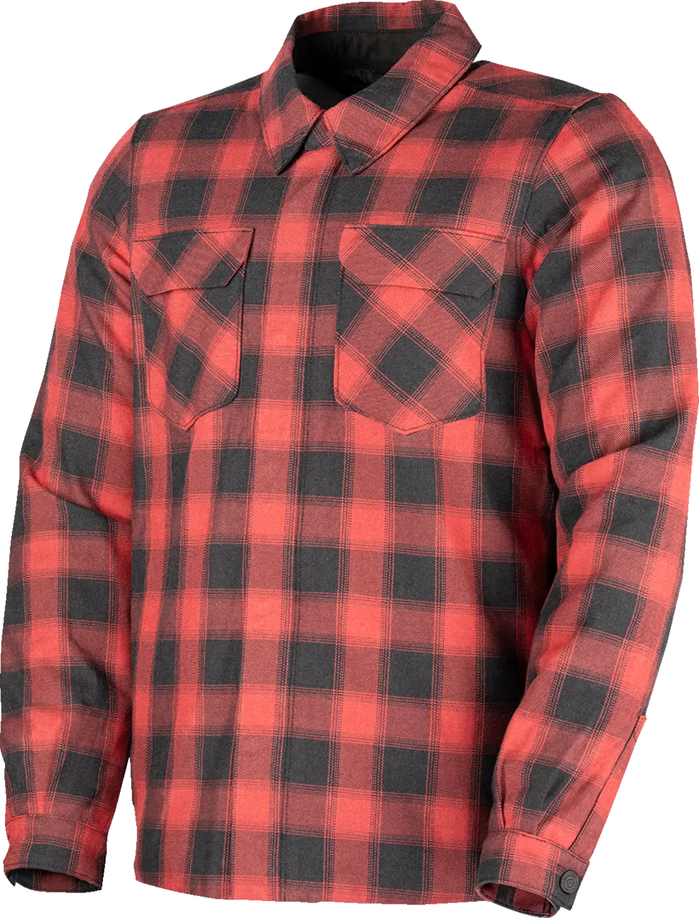 Icon Fallblock Flannel Jacket - Black/Red