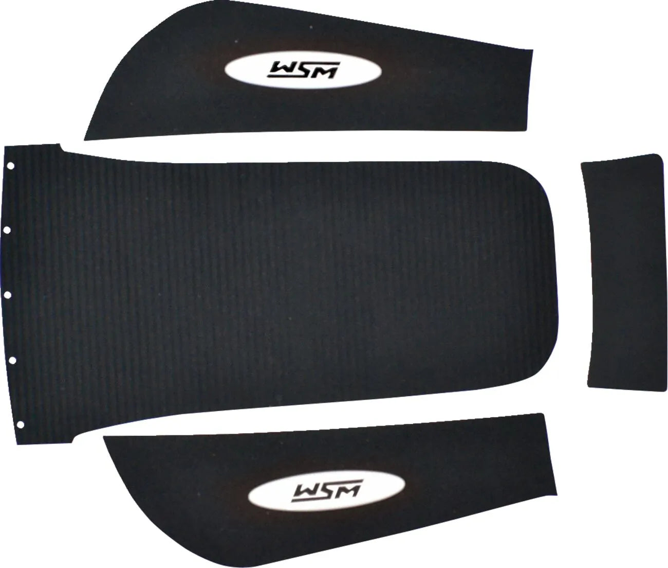 Wsm Black Traction Mat Set