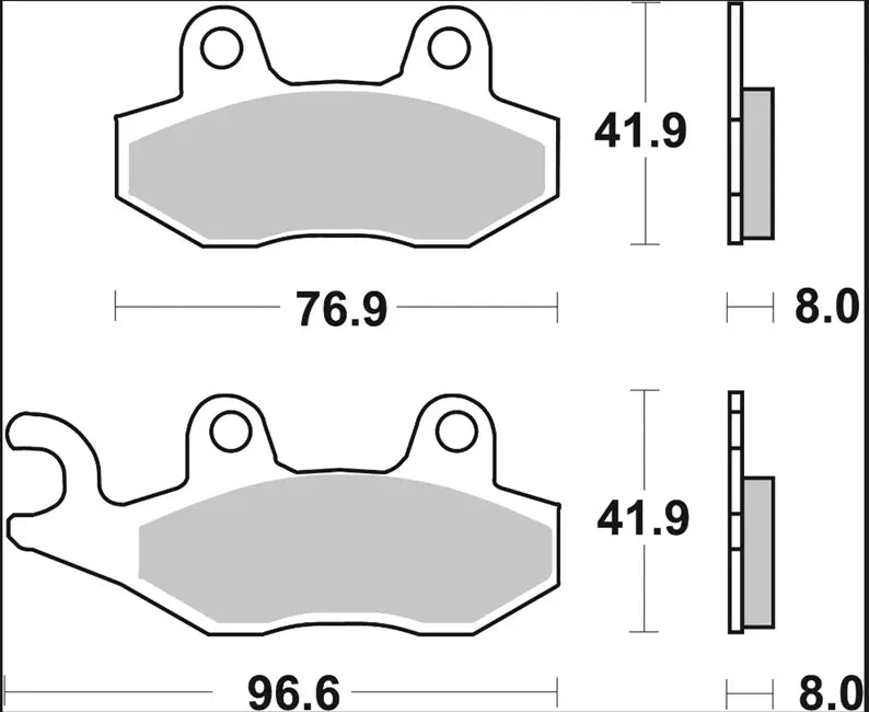 Brembo Prime Line Carbon Ceramic Brake Pad Set