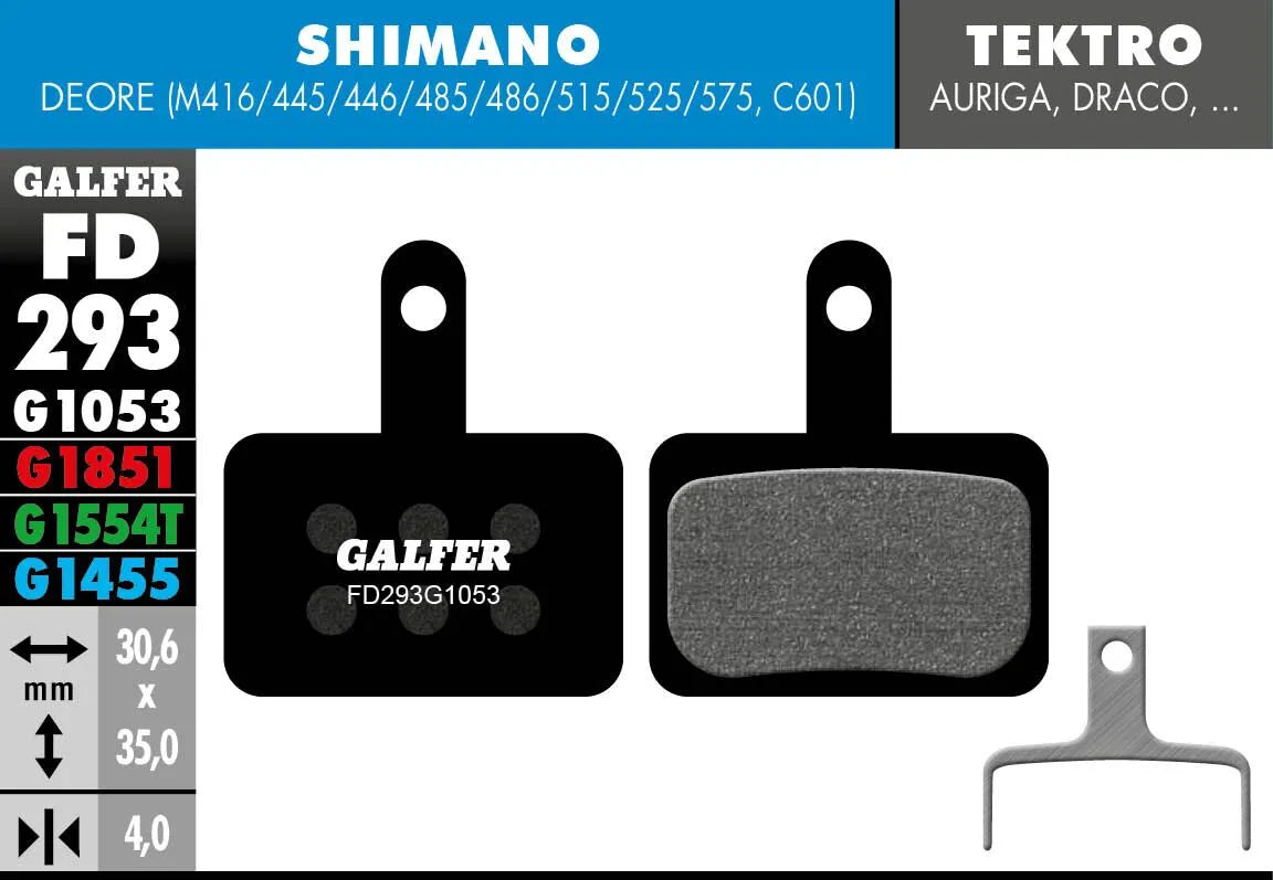 Galfer G1053 Standard Semi-Metallic Brake Pads