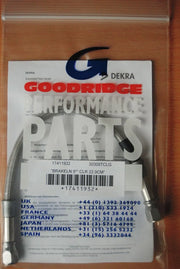 Goodridge Universal Bromsledningar - Klarbelagd, 9"
