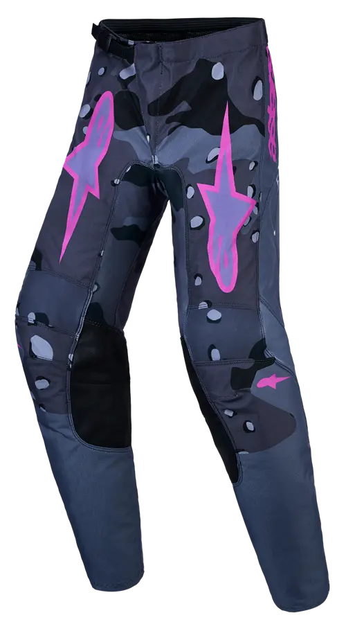 Alpinestars Fluid Lone Youth Pants Gray Camo Purple