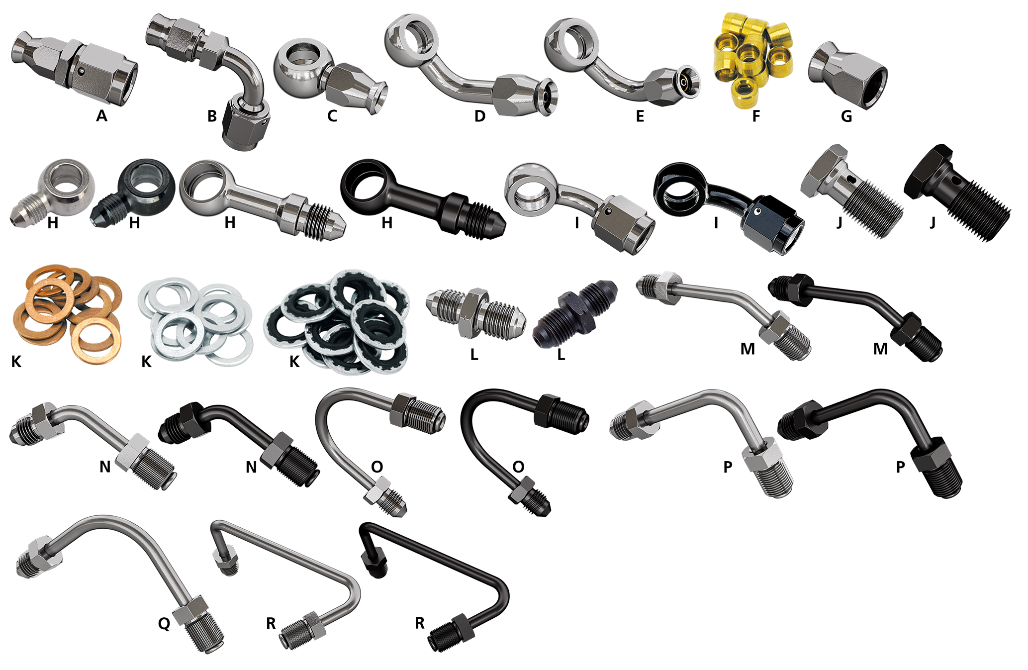 Goodridge Ultimate Stainless Steel Braided Brake and Clutch Lines with All Chrome or Stainless Steel Fittings – Control Cables & Hydraulic Lines