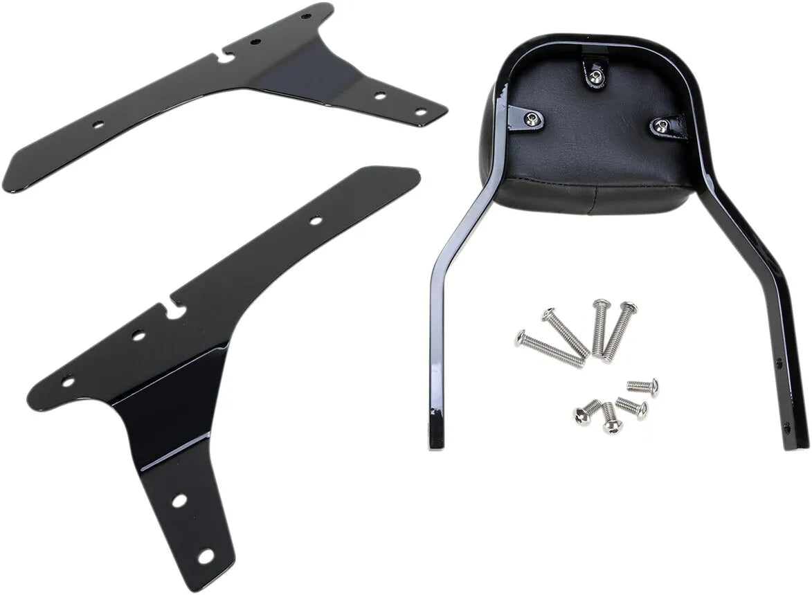 Cobra Square Sissy Bar - Black