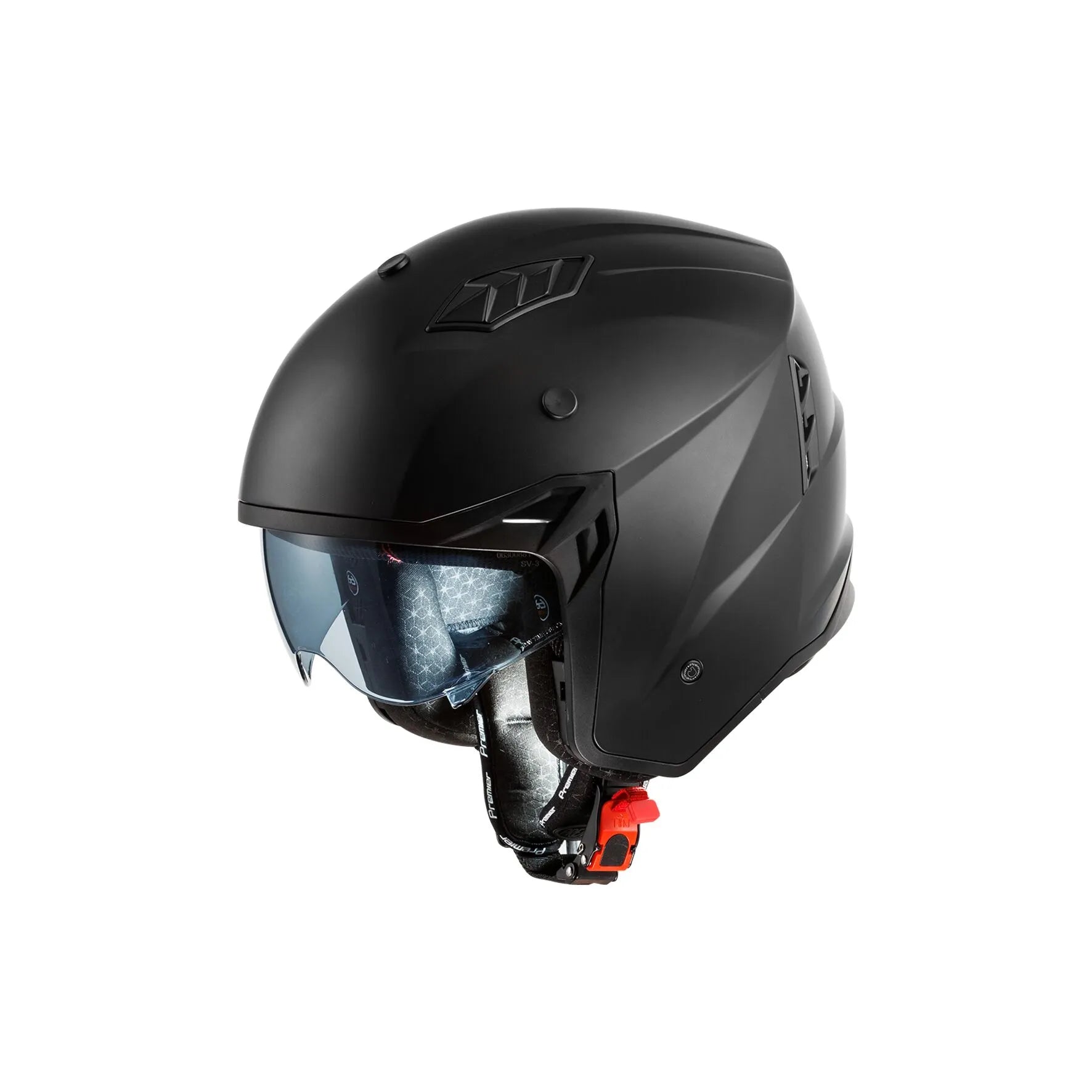 Premier Helmets Subverter Dual Sport Helmet Matte Black