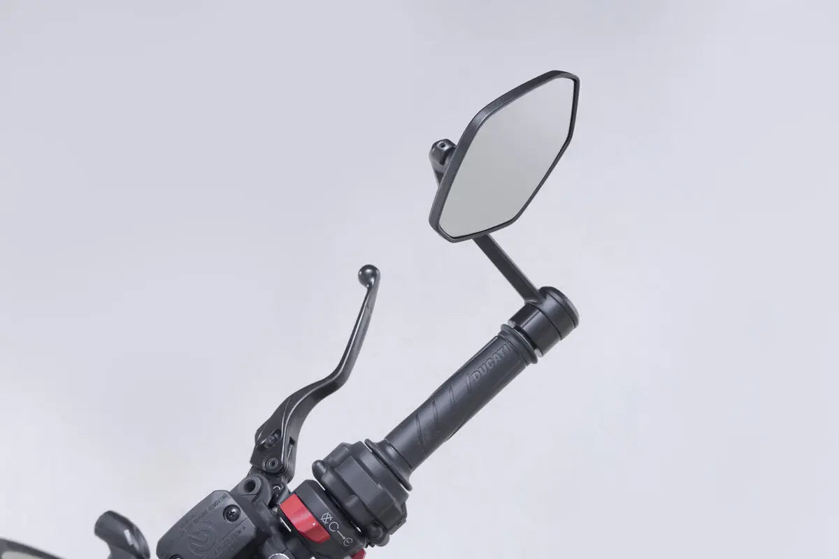 Sw-motech Bar End Mirrors - Black Aluminum