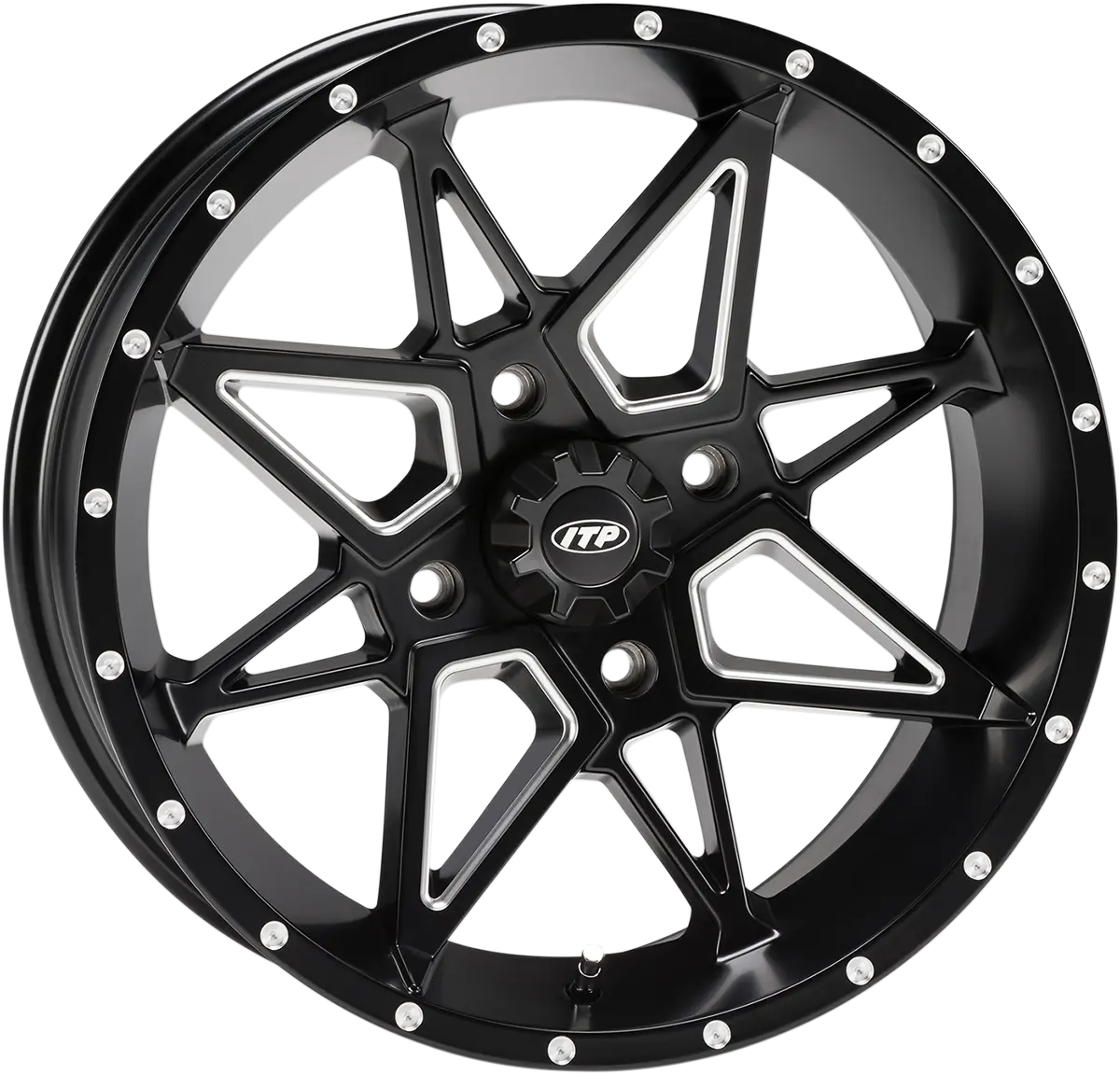 Itp Tornado Wheel - 17 Inch Black Matte