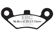 Ebc R Series Sintered Brake Pads For Off-road Atvs - Front & Rear