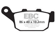 Ebc Sfac Carbon Series Scooter Bromsbelägg