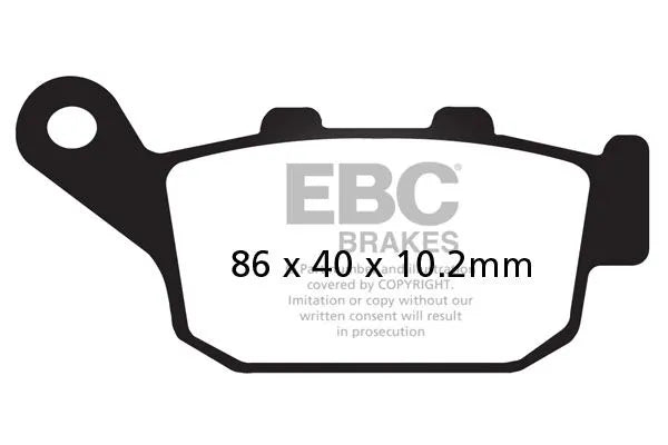 Ebc Sfa-hh Series Sintered Brake Pads For Scooters - Rear