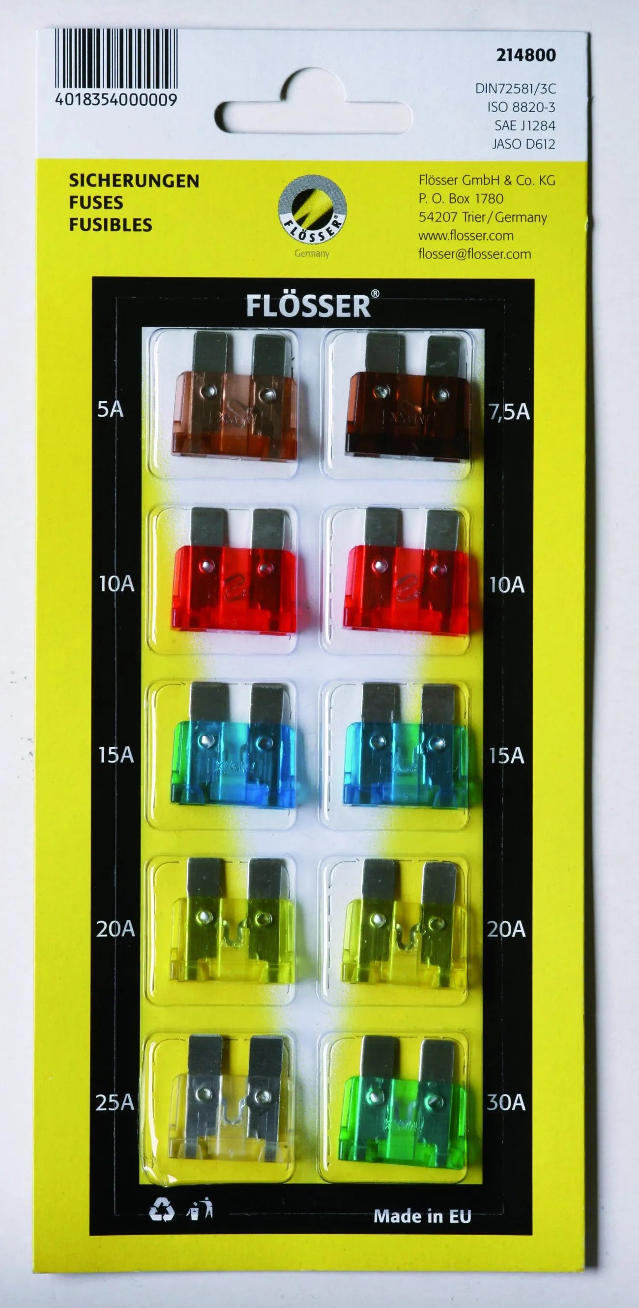Flosser Plug-in Fuses - 10 Pack