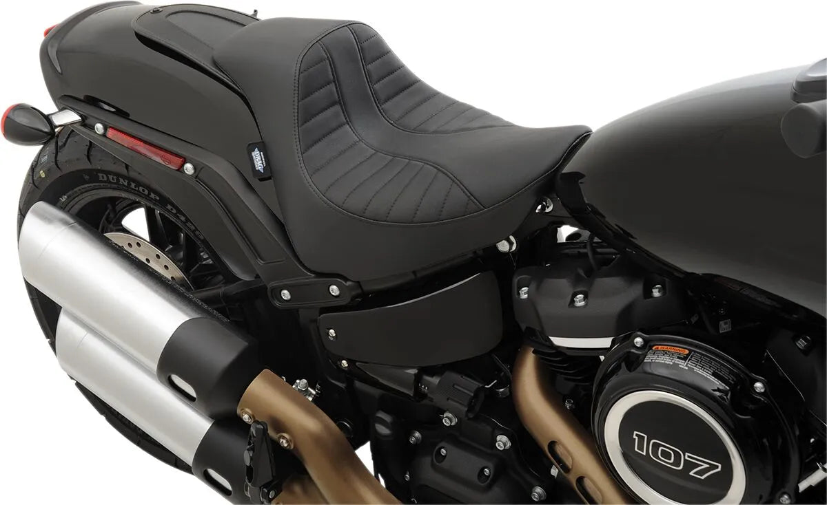 Drag Specialties Ez-on Solo Seat - For Harley Davidson