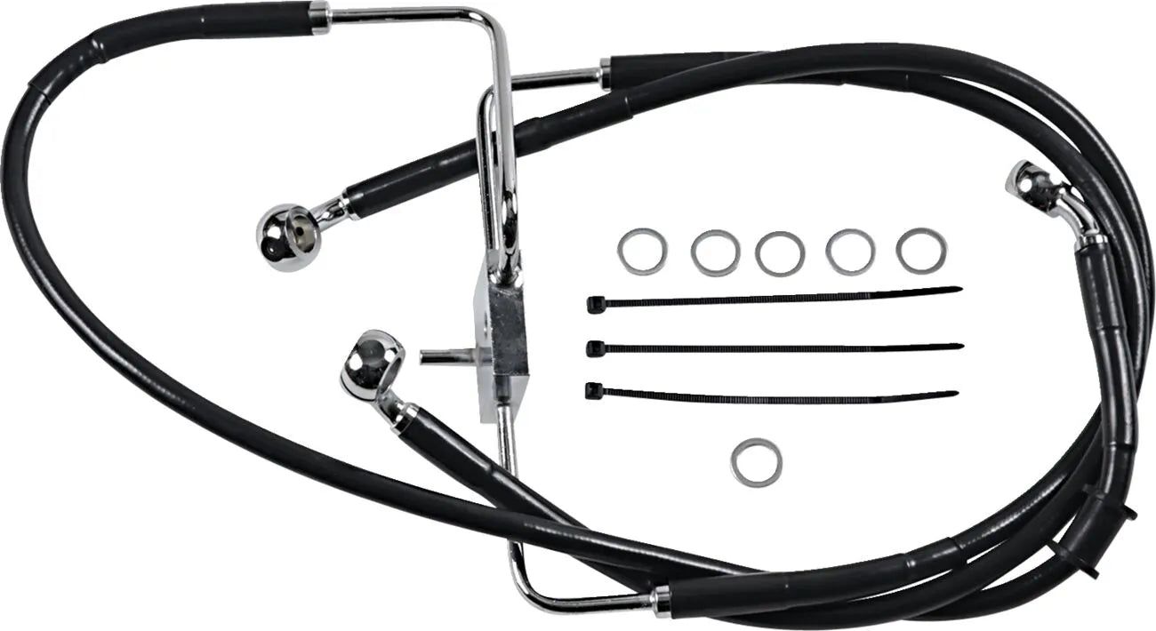 Drag Specialties Förlängd Bromsslang 37" Fram
