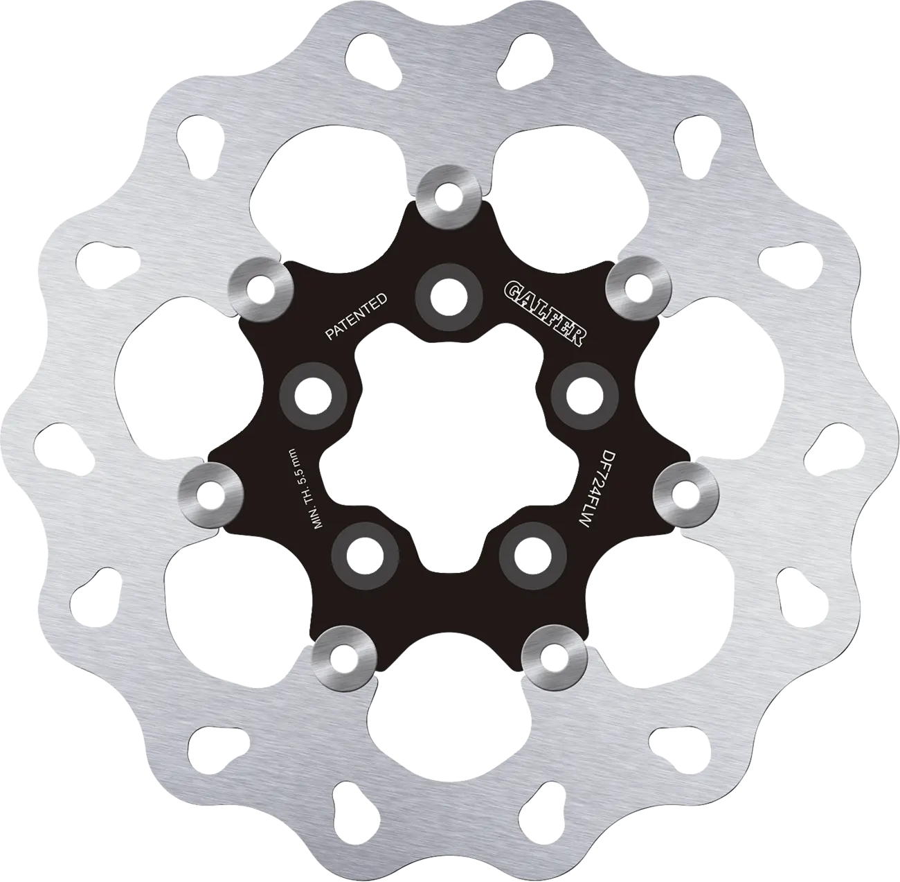 Galfer Brake Rotors For Motorcycle - High-carbon Steel - Rear