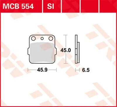 Trw Si Series Sintered Off-road Bromsbelägg - Fram & Bak