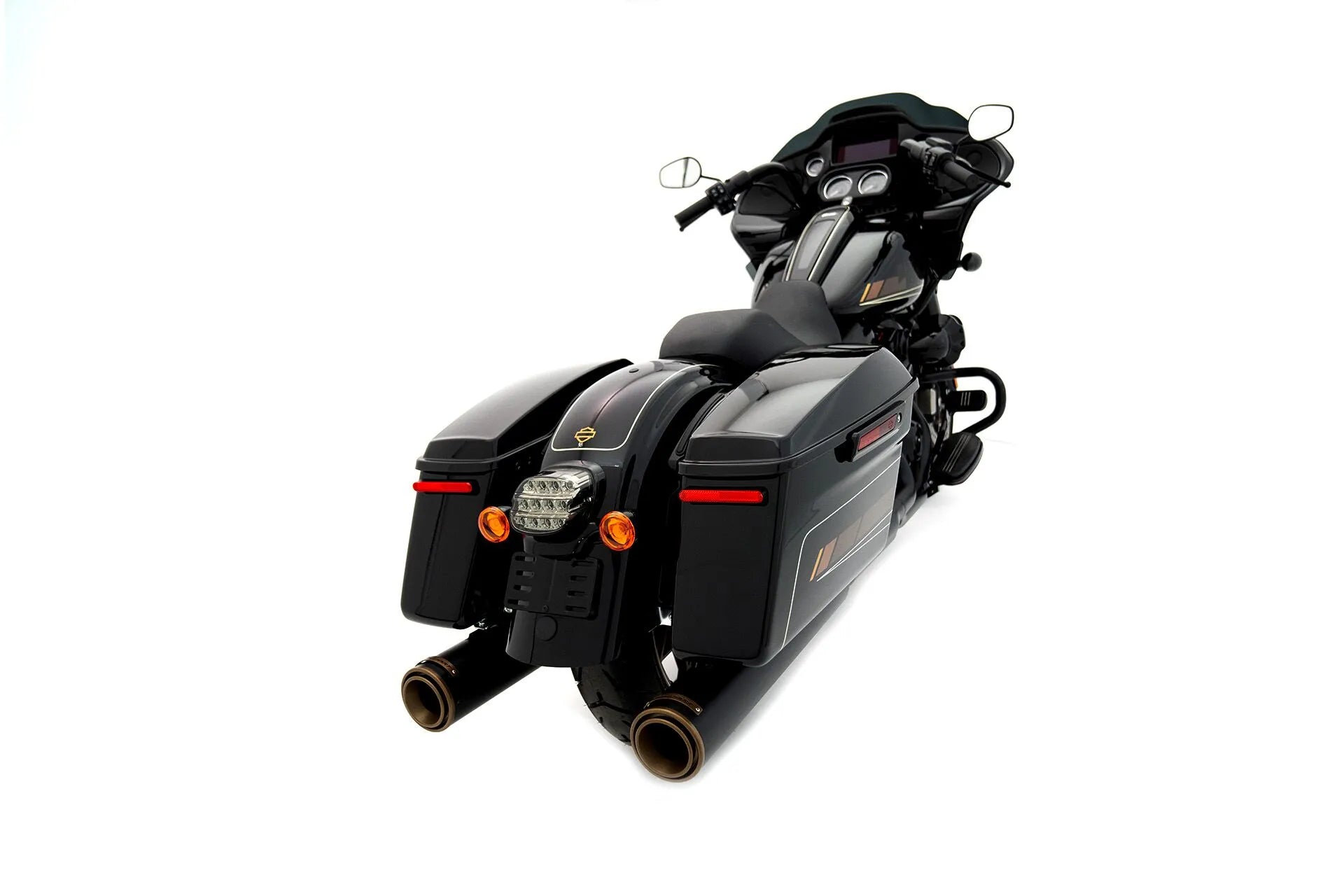 Rinehart Racing HP45 XL Slip-On Avgasrör för HD Touring
