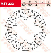 Trw Rund Fast Bromsskiva 250-299mm - Fram