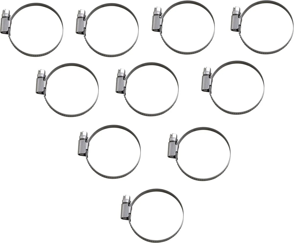 Parts Unlimited Embossed Stainless Steel Hose Clamps 32-50mm