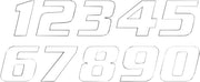 Blackbird Racing One Series Number Plate Graphic - 3 Pack