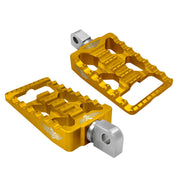 Heinz Bikes Adjustable Foot Pegs For Harley - Gold