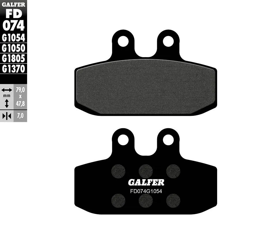 Galfer Semi-metalliska Bromsbelägg - Mångsidig Prestanda - Fram & Bak