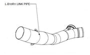 Akrapovic Link Pipe Y-rör Mellanrör Ersättning