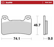 Moto-Master RoadPro Sinter Sport Front Brake Pads