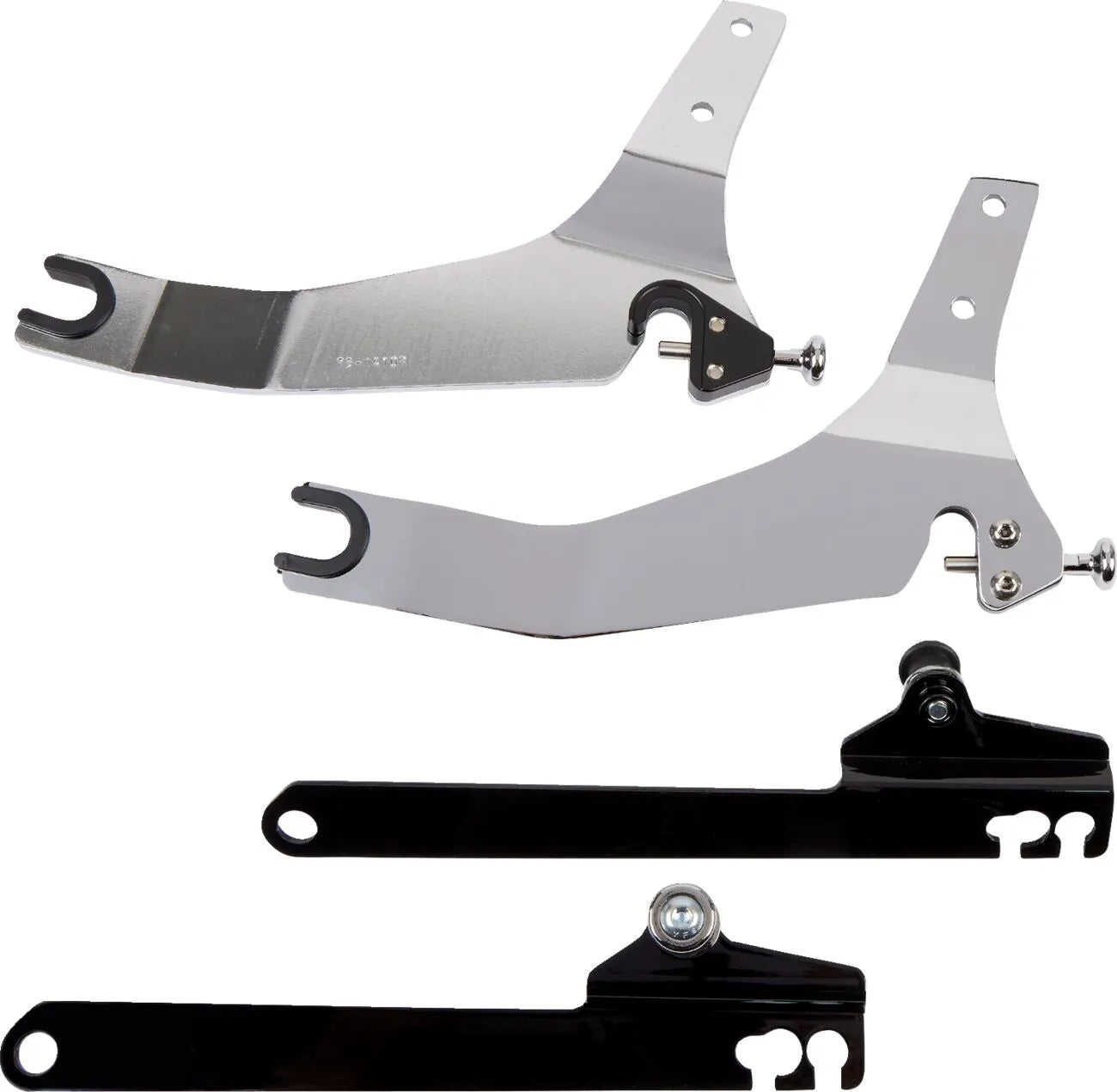 Cobra Detachable Backrest Kit - Chrome Finish