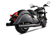 Rinehart Racing Dbx40 4" Slip-on Mufflers For Indian