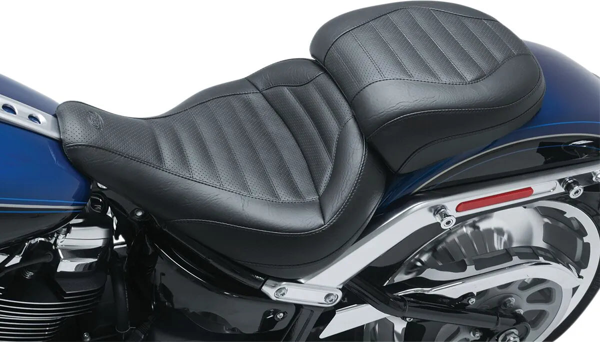 Mustang Passenger Tour Seat - 12 Inch Width - For Harley Davidson
