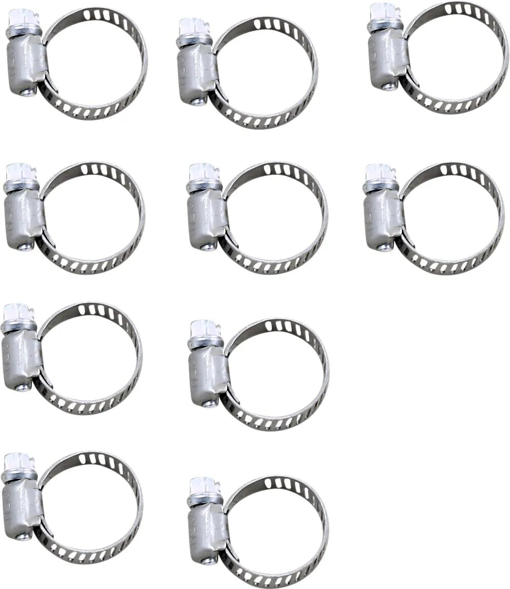 Drag Specialties Mini Hose Clamp for 3/8" Lines Stainless Steel