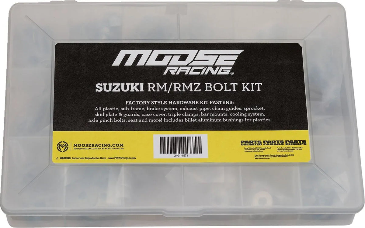 Moose Offroad Bolt Kit for Suzuki RM-Z 250 450 2000-2026