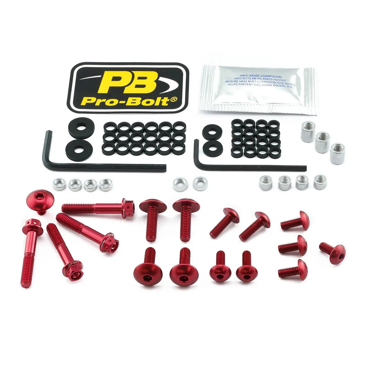 Pro Bolt Aluminium Fairing Bolt Kit For Suzuki